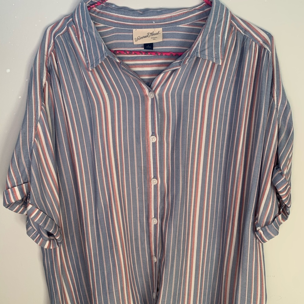 Button up Top with Collar
